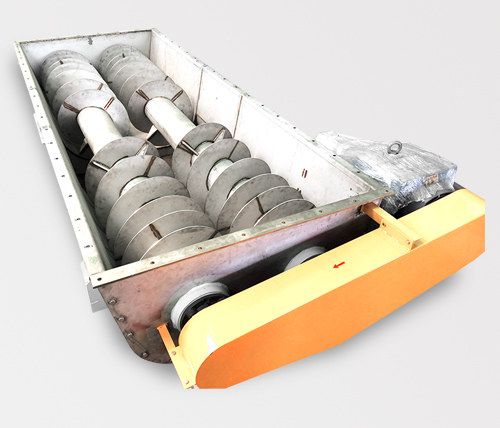 雙軸設計，具備混合、攪拌功（gōng）能，輸送量更大