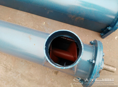 單軸螺旋輸（shū）送機進料口