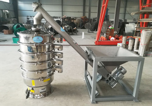 <b>振動篩配套（tào）螺旋輸送機（jī）已發貨，許先生請查收！</b>