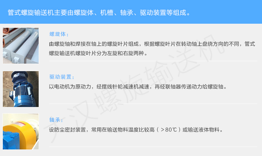 管（guǎn）式（shì）螺旋輸送機細節展示（shì）